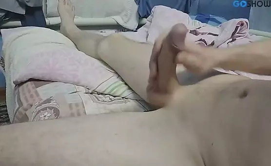 Guy Strokes His Cock on Webcam for Your Pleasure