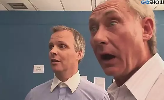 The Camera Captures Intense Threesome Blonde, Brunette Two Guys Fulfilling Their Desires